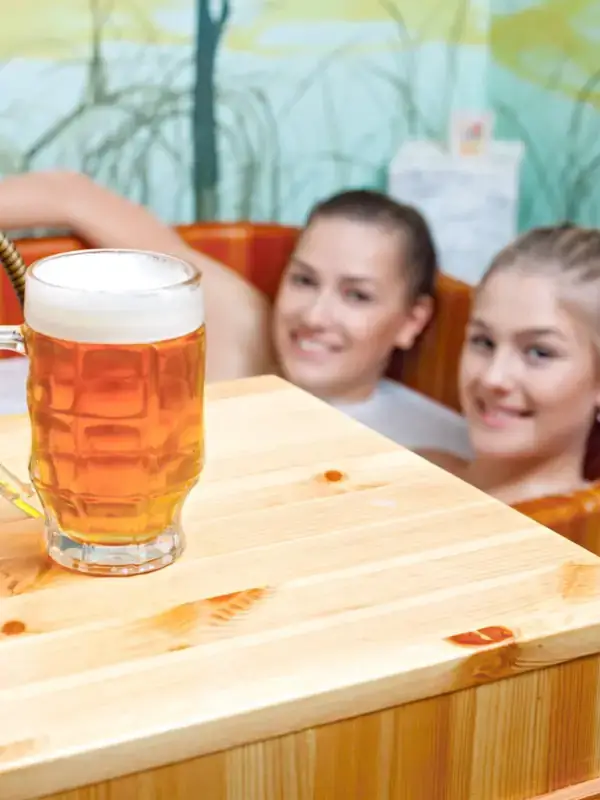 Beer Bath in Prague, Czechia - soak in a tub of beer