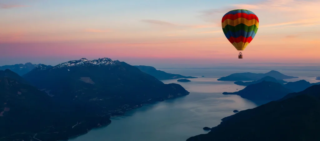 most beautiful hot air balloon rides