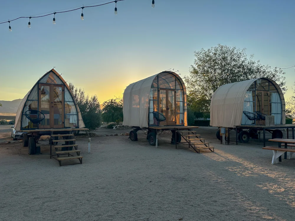 blue sky glamping