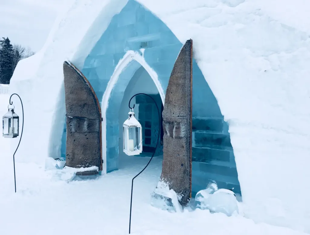 ice hotel unusual accommodation