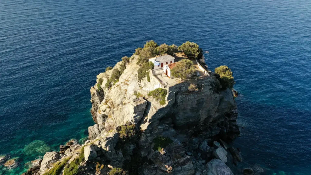 mamma mia island church