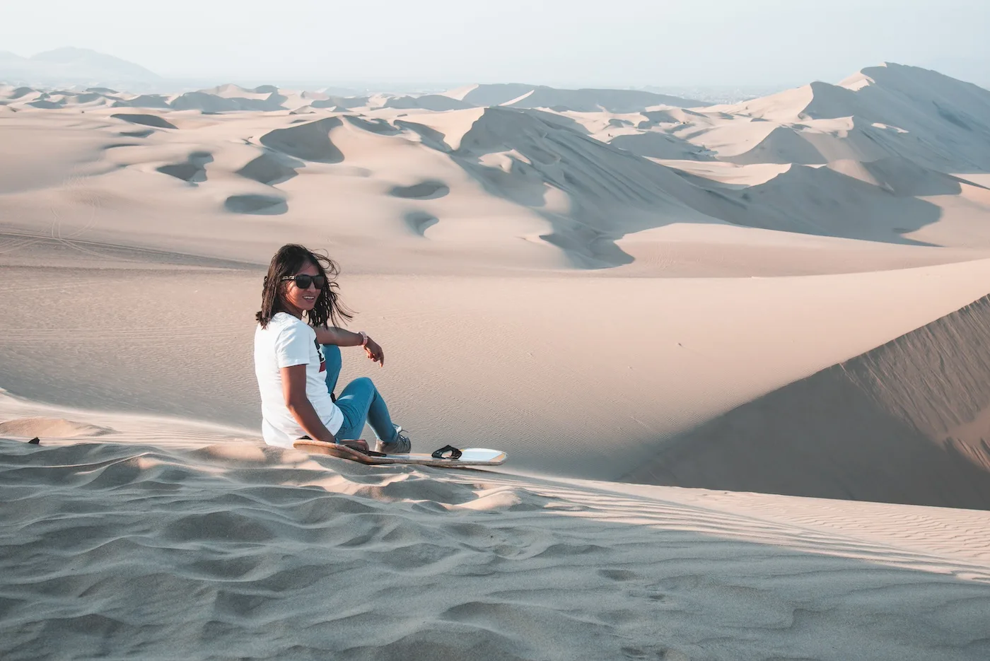 sandboarding in huacachina