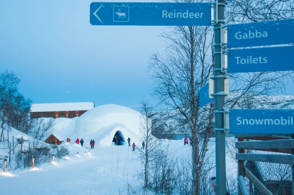 hotel made of ice